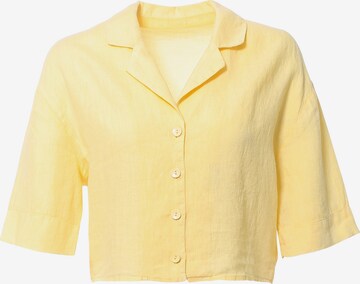 FRESHLIONS Blouse 'Lena' in Yellow: front