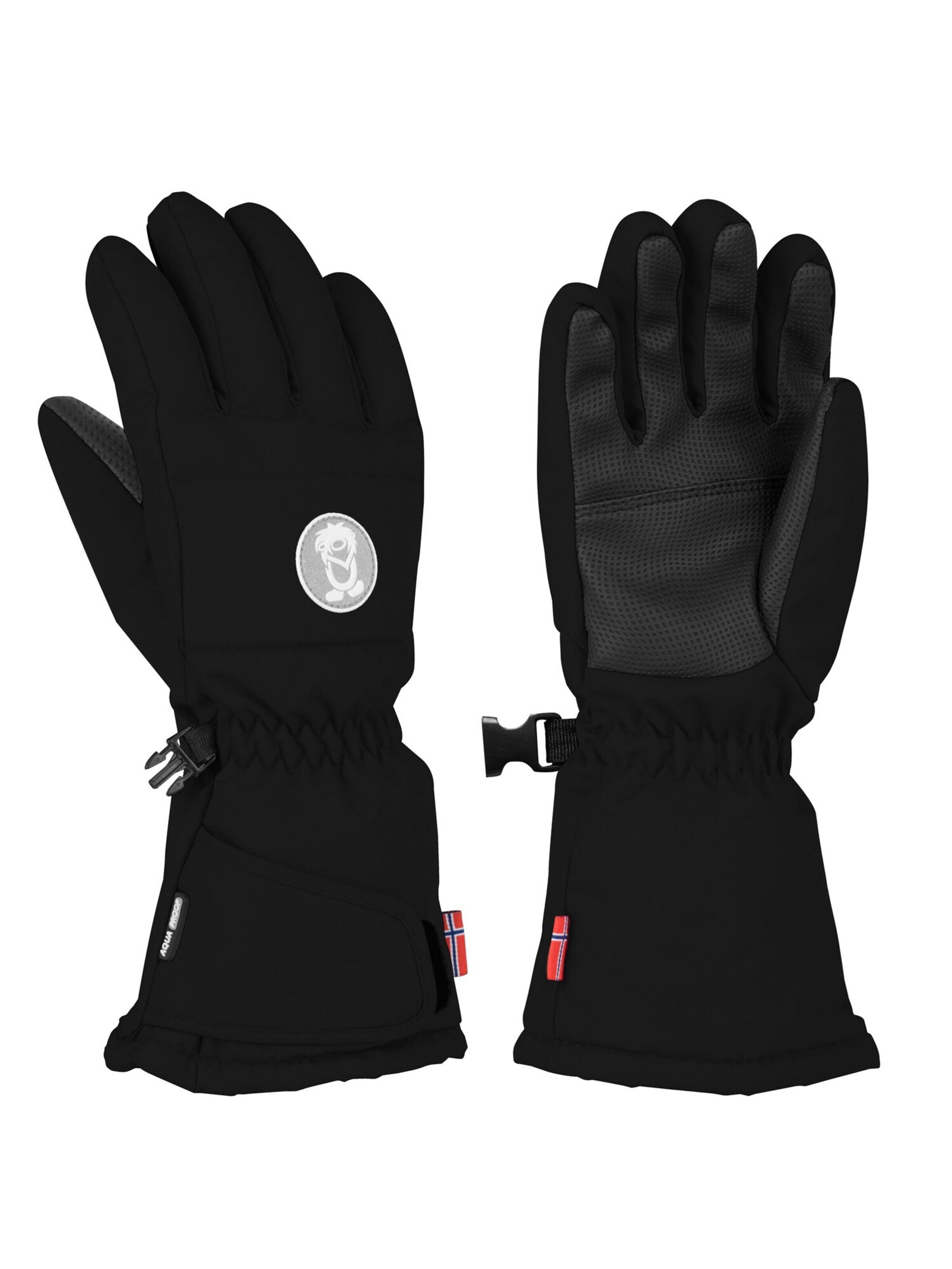 TROLLKIDS Gloves in Black: front