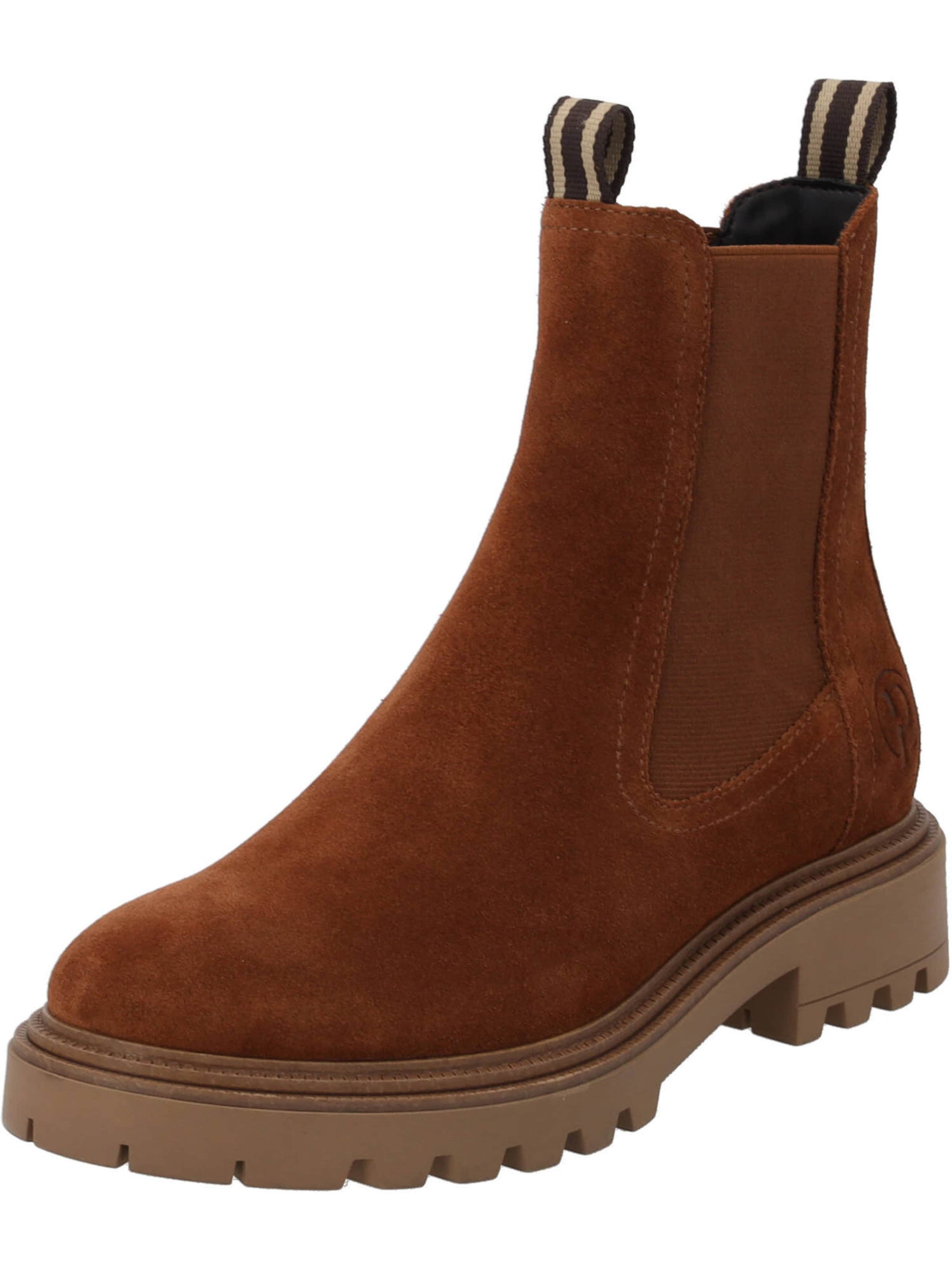 Palado Chelsea boots 'Luctoria' in Bruin: voorkant