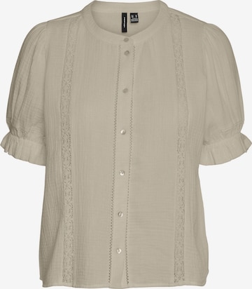 Chemisier 'VMNatali' VERO MODA en beige : devant