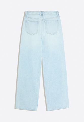 Bershka Wide leg Jeans i blå