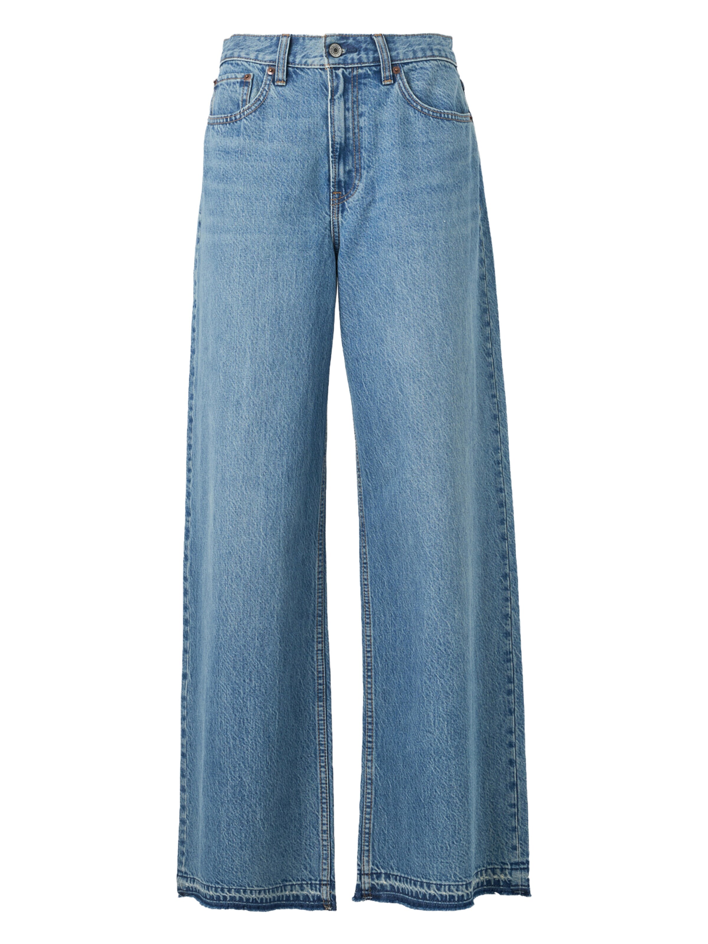 Abercrombie & Fitch Džinsi, krāsa - zils džinss, Preces skats