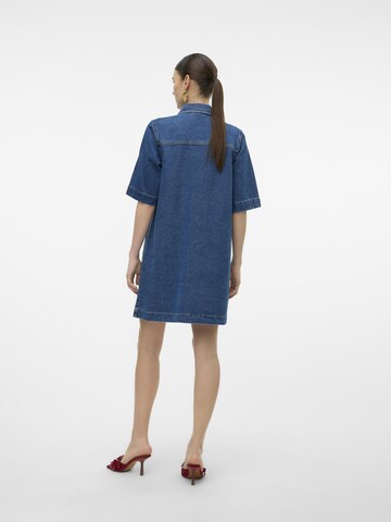 VERO MODA Shirt dress 'FENJA' in Blue