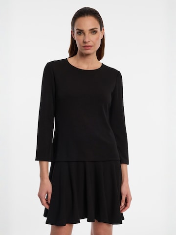 Ana Alcazar Kleid ' Engoly ' in Schwarz: Vorderseite