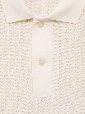 MANGO MAN Shirt 'OPENP' in Beige
