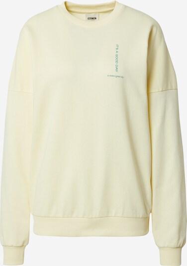 ABOUT YOU x Laura Giurcanu Sweatshirt 'Luca' in pastellgelb, Produktansicht
