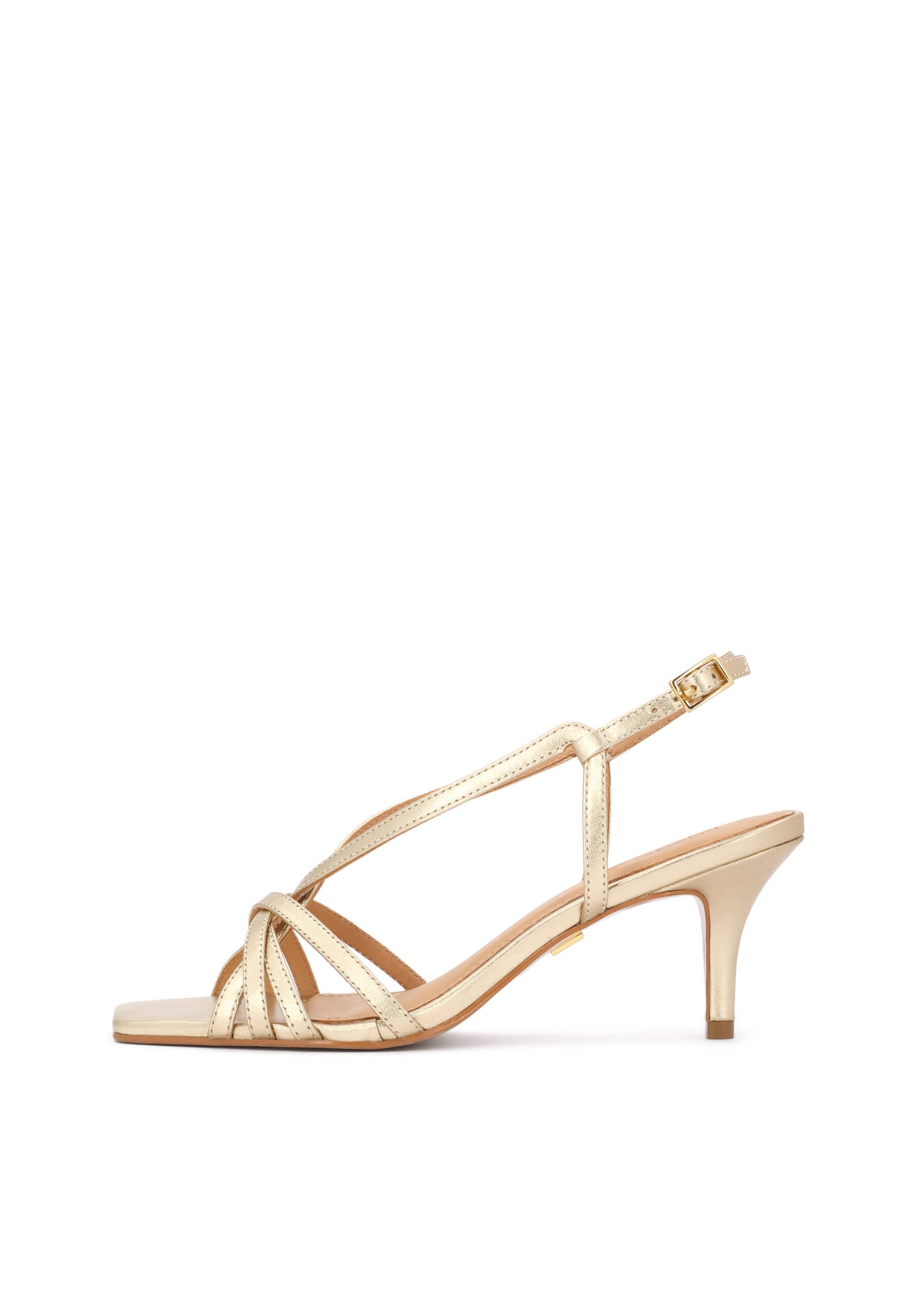 Kazar Босоножки с ремешком в Золотой: спереди