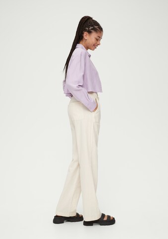 QS Loose fit Trousers in Beige