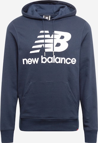 new balance Sweatshirt in Blauw: voorkant