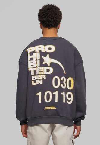 Prohibited - Sweatshirt 'Star' em cinzento: frente