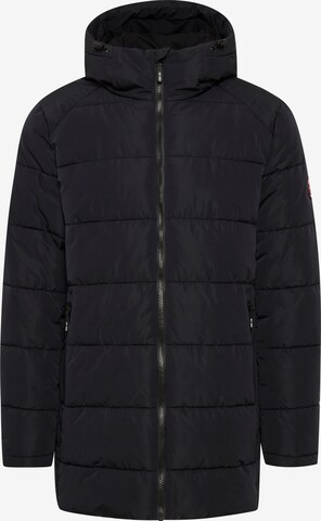 INDICODE JEANS Parka 'Hersh' in Schwarz: predná strana