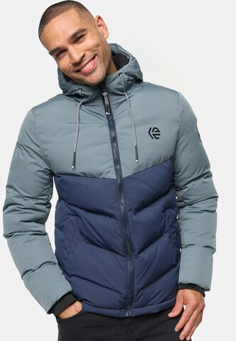 Veste d’hiver 'Agiotis' INDICODE JEANS en bleu : devant