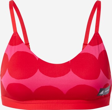 ADIDAS SPORTSWEAR Bustier Sport-BH 'Marimekko' in Pink: predná strana