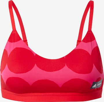 ADIDAS SPORTSWEAR - Soutien Bustier Soutien de desporto 'Marimekko' em rosa: frente