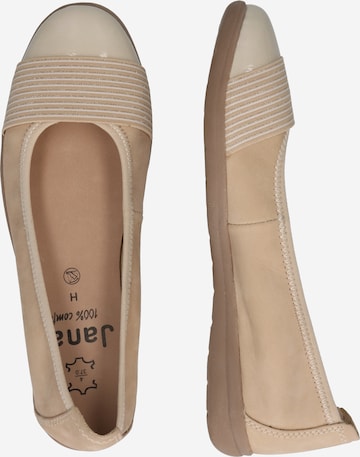 JANA Ballet Flats in Beige