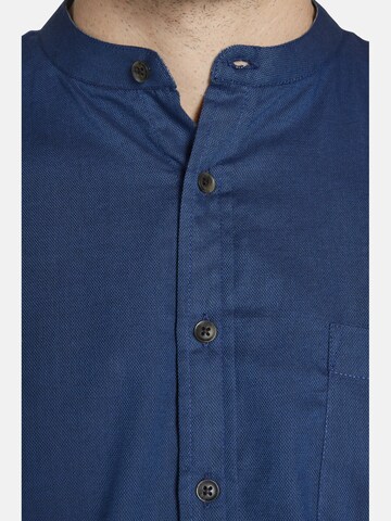 Charles Colby Comfort Fit Hemd ' Earl Alec ' in Blau