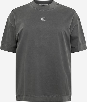 Calvin Klein Jeans Curve T-shirt i grå: framsida