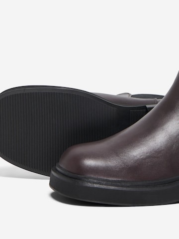 ONLY - Botas chelsea em castanho