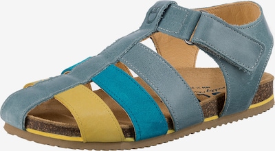 DULIS Sandale in blau / gelb, Produktansicht