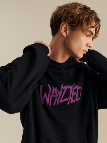 About You x Nils Kuesel Sweatshirt 'Denny' in Black