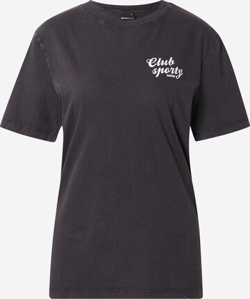 Gina Tricot T-shirt i svart: framsida