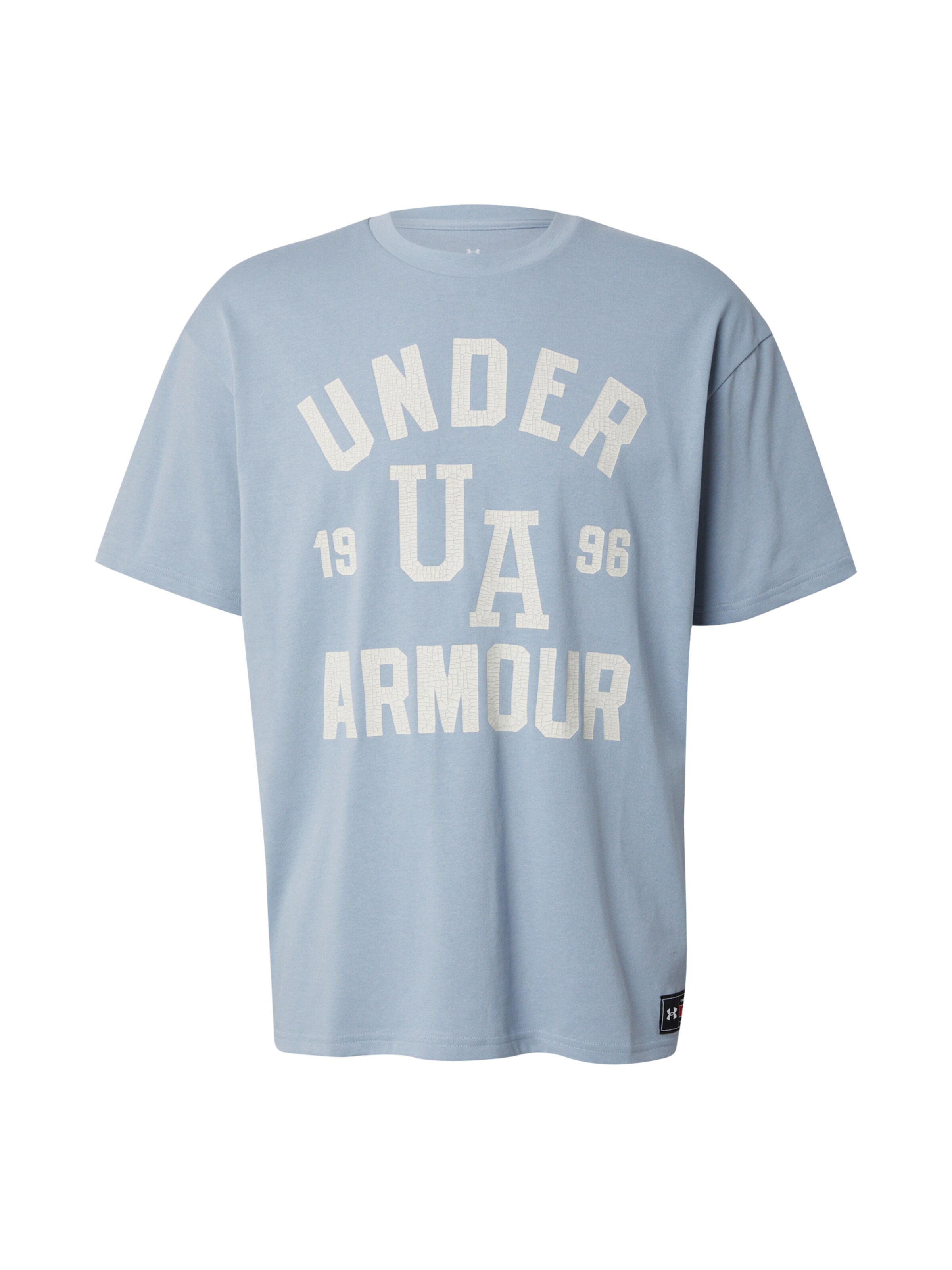 UNDER ARMOURTehnička sportska majica 'VARSITY' - plava boja: prednji dio