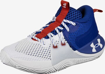 UNDER ARMOUR Athletic Shoes 'Embiid 1' in Blue: front