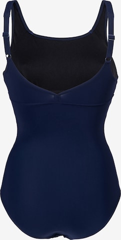 ARENA Bustier Shaping-badpak 'BODYLIFT JEWEL LOW C CUP' in Blauw