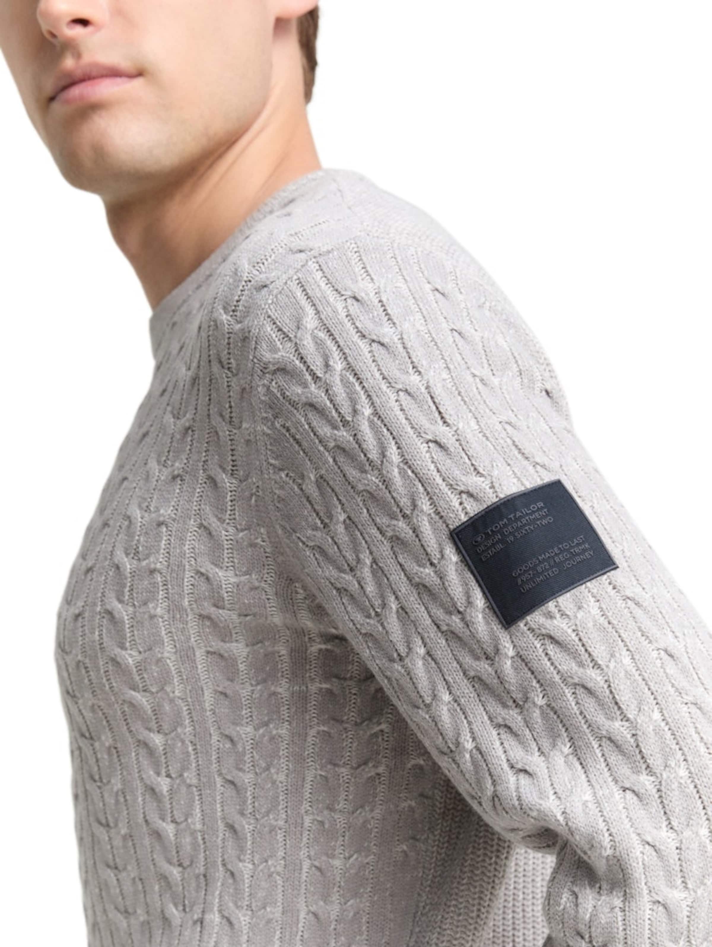 TOM TAILOR Sweater in Grey