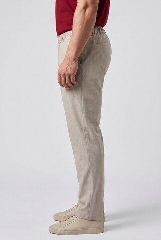 Men Plus Regular Broek in Beige