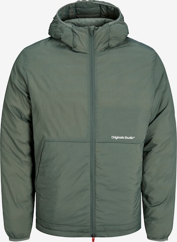 Veste mi-saison 'Vesterbro' JACK & JONES en vert : devant