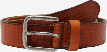 Ceinture 'JACKEVIN' JACK & JONES en marron : devant