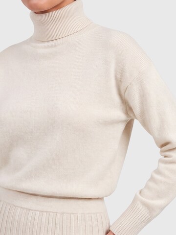 APART Strickkleid in Beige