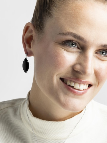 Luxenter Oorbellen 'Ayom' in Zwart