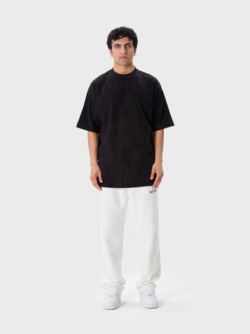 Ossy Homer Loosefit Sporthose '450 GSM Heavy Cotton' in Weiß