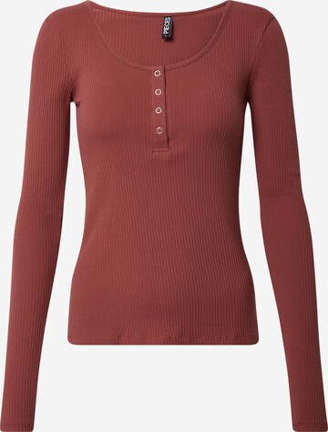 PIECES Shirt 'Kitte' in Rood: voorkant