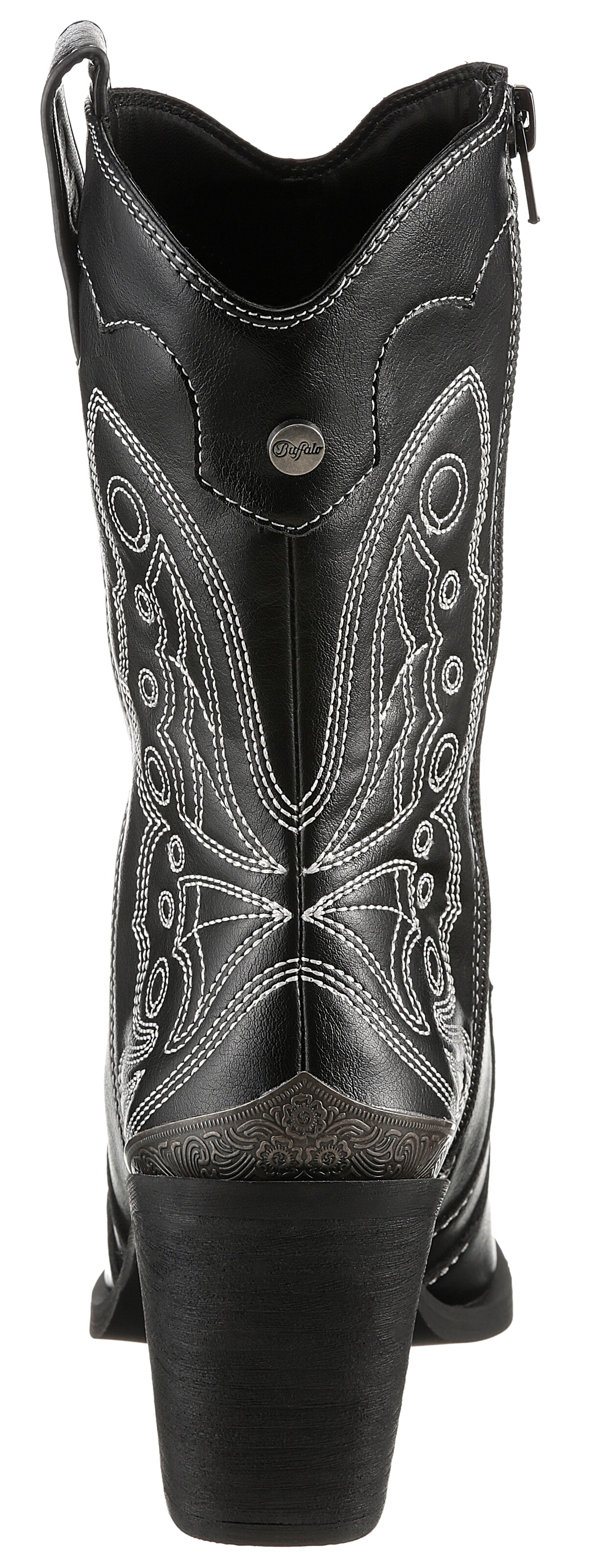 Bottes de cowboy BUFFALO en noir