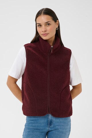Kaffe Vest 'KAally' i rød: forside