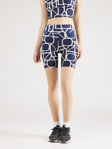 ONLY PLAY Skinny Sportbroek 'FONT-2' in Blauw: voorkant