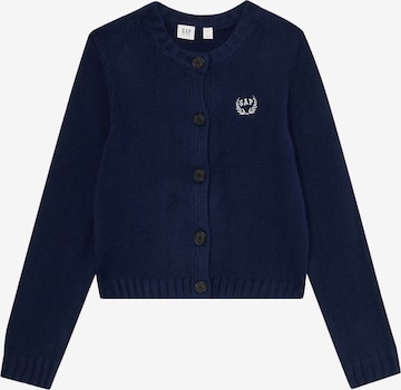 GAP Вязаная кофта в Синий: спереди
