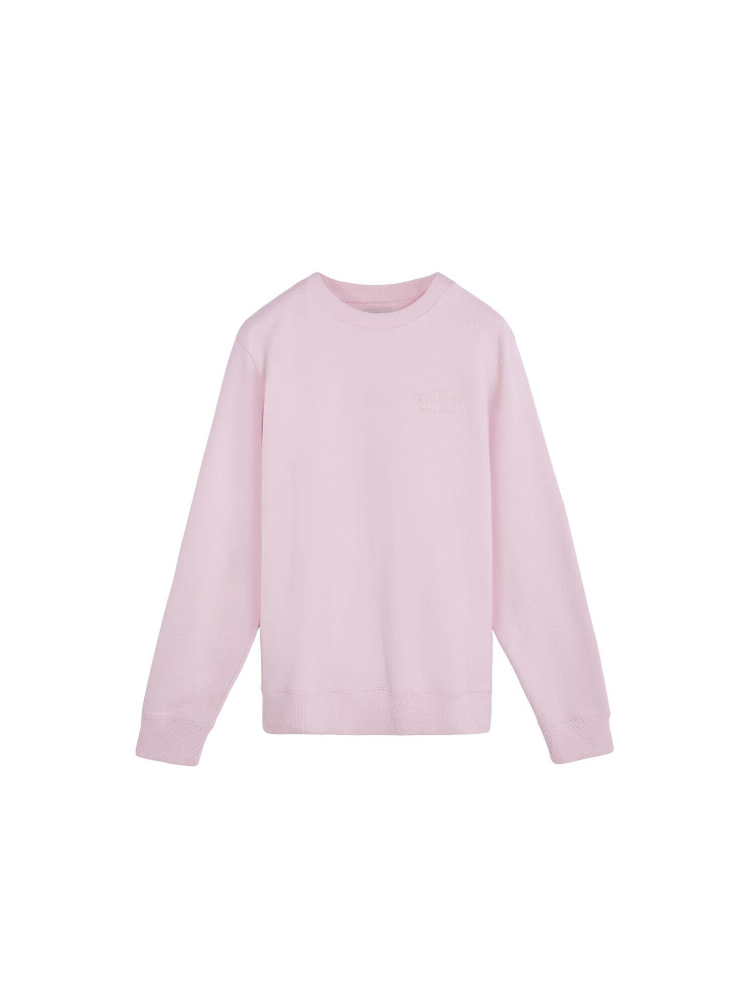 Bluză de molton 'Antiques Flock' de la Scalpers pe roz: față