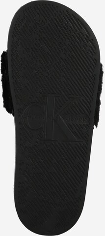 Calvin Klein Jeans Pantolette in Schwarz