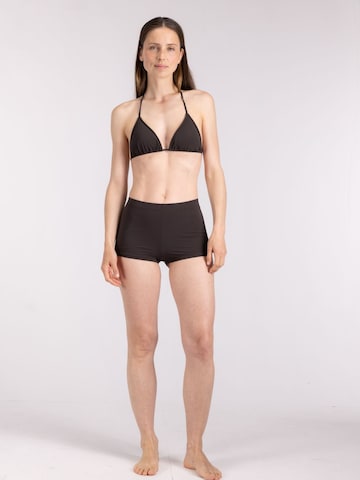 WALLIEN Triangel Bikinitop 'Triangle' in Braun