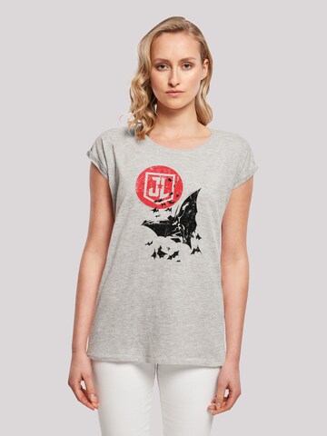 T-shirt 'DC Comics Justice League Movie Batman Moon Leap' F4NT4STIC en gris : devant