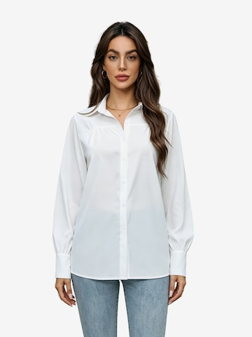 Yesfashion Bluse in Weiß: Vorderseite
