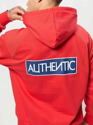 KAPPA Sweatshirt 'KUAuthentic Origin' i rød