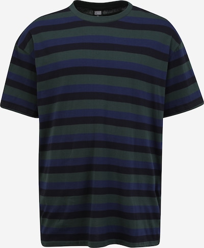 Urban Classics Big & Tall T-Shir 'College' in blau / dunkelblau / dunkelgrün, Produktansicht