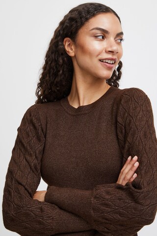 b.young Knitted dress 'Nonina' in Brown