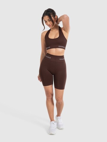 Skinny Pantalon de sport 'Azura' Smilodox en marron