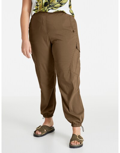 SAMOON Cargohose in braun, Modelansicht